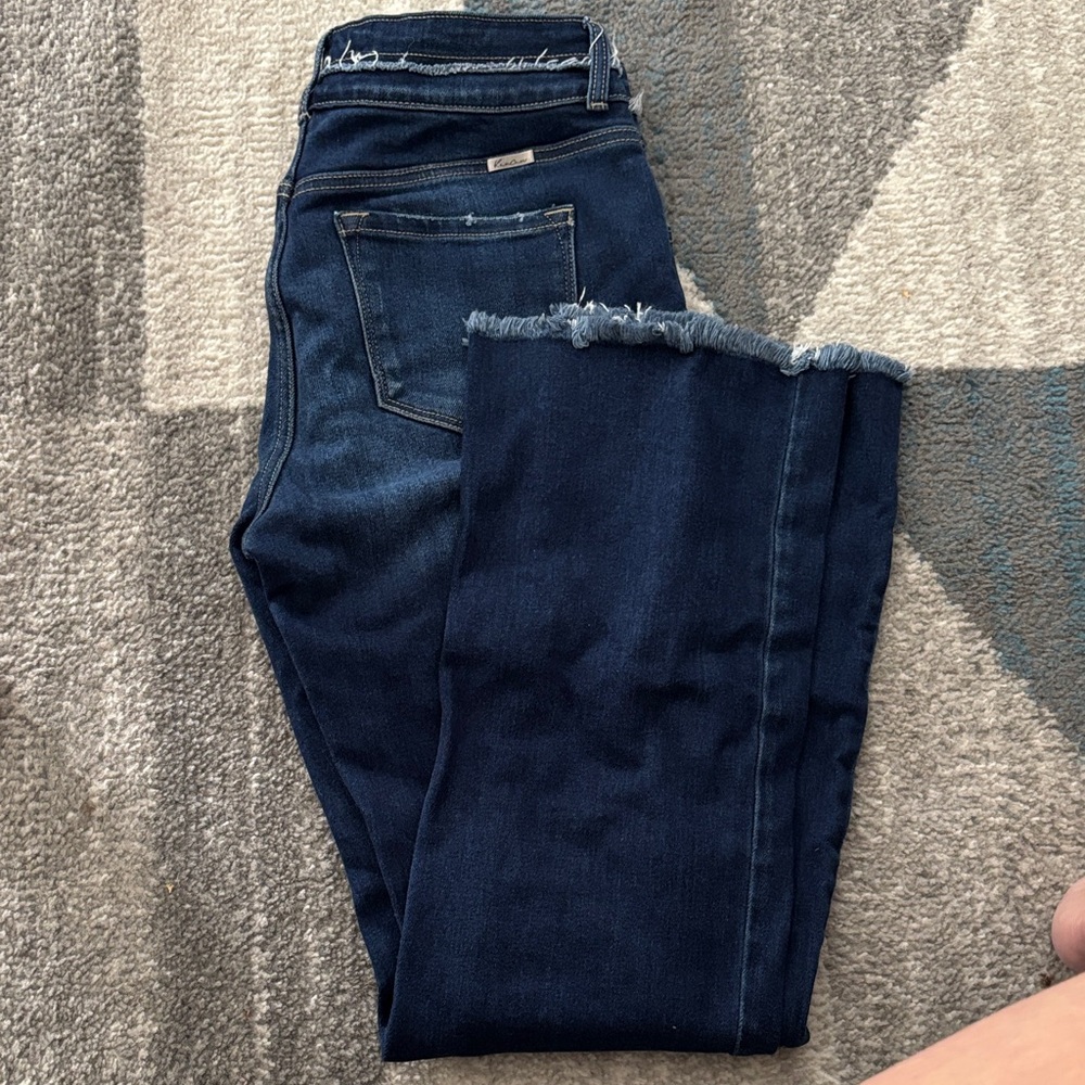 KanCan Dark Blue Ankle Jeans